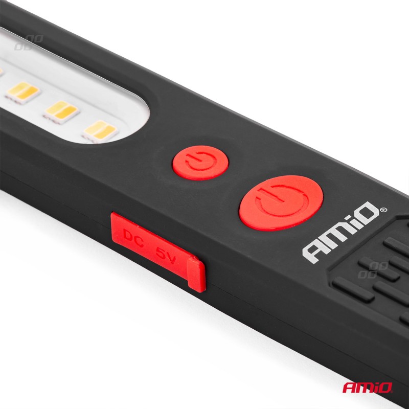 ΦΑΚΟΣ ΕΡΓΑΣΙΑΣ ΧΕΙΡΟΣ ΜΕ ΜΑΓΝΗΤΗ MICRO USB SMD LED 1200mAh 37x16x241mm  - 1 ΤΕΜ.