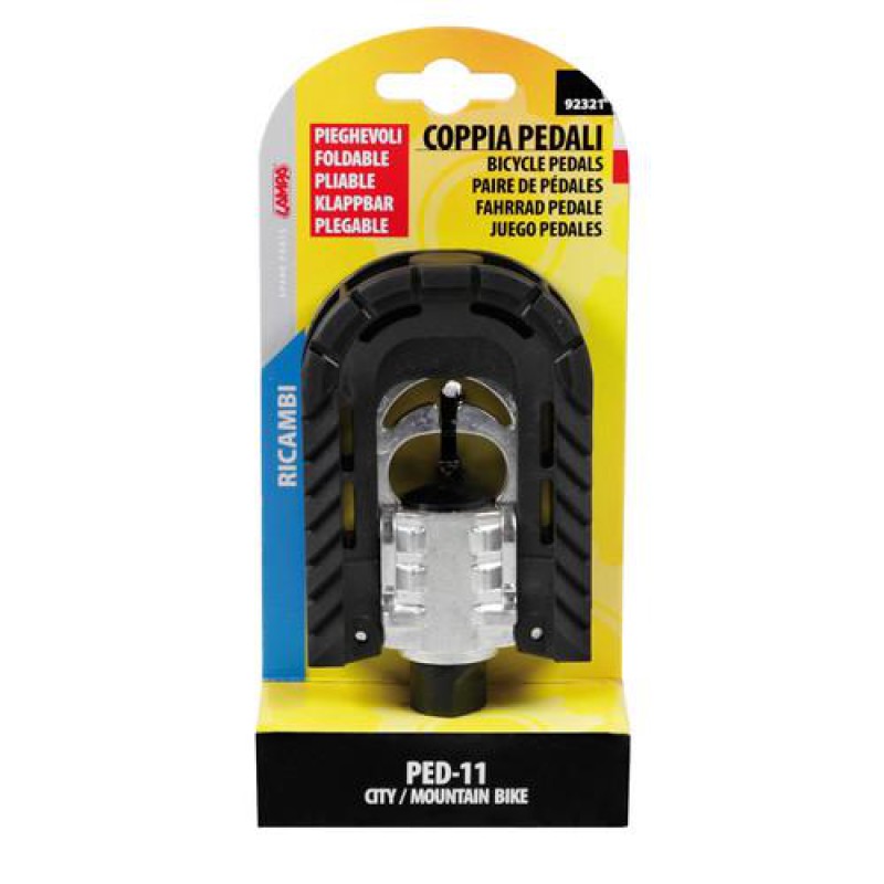 ΠΕΤΑΛΙΑ ΠΟΔΗΛΑΤΟΥ ΑΝΑΔΙΠΛΟΥΜΕΝΑ (ΣΠΑΣΤΑ) ΑΛΟΥΜΙΝΙΟ/ΠΛΑΣΤΙΚΟ (PVC) CITY-MTB PED-11 2ΤΕΜ.