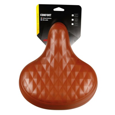 Σέλα ποδηλάτου με διπλά ελατήρια (260x255mm/1020gr) καφέ Relax City S-14 Selle/Saddles Specialist