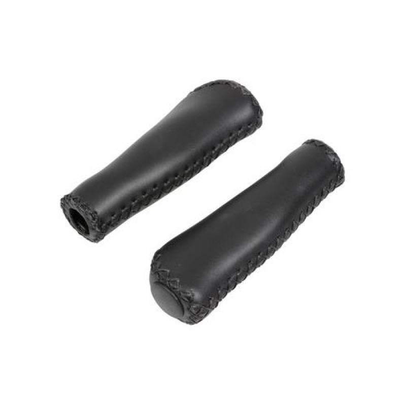 ΧΕΙΡΟΛΑΒΕΣ ΠΟΔΗΛΑΤΟΥ ΔΕΡΜΑΤΙΝΑ VINTAGE 135+135mm 22mm ΜΑΥΡΑ 2ΤΕΜ.