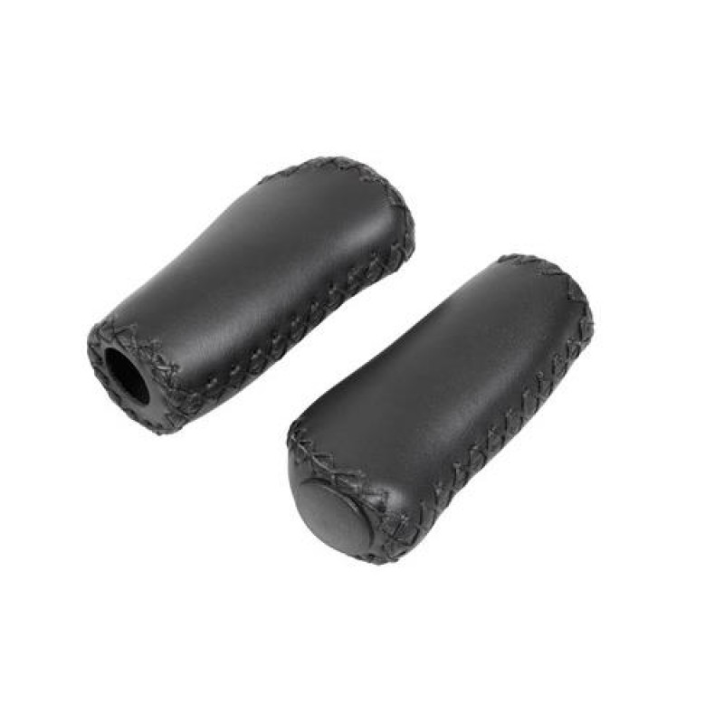 ΧΕΙΡΟΛΑΒΕΣ ΠΟΔΗΛΑΤΟΥ ΔΕΡΜΑΤΙΝΑ VINTAGE 92+92mm 22mm (GRIP SHIFT) ΜΑΥΡΟ 2ΤΕΜ.