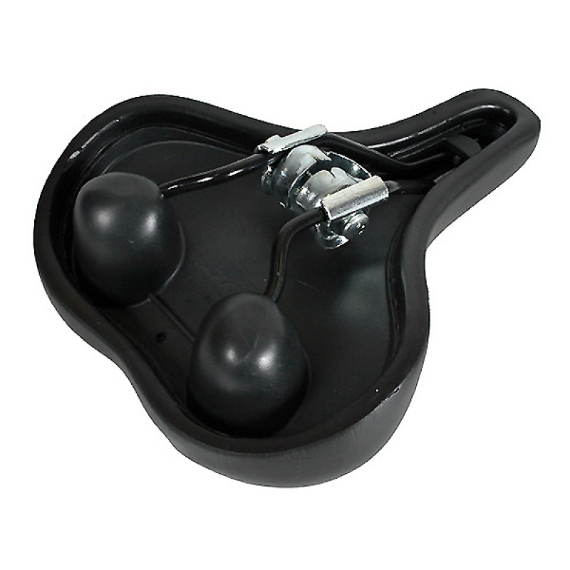 Σέλα ποδηλάτου με σφιγκτήρα (255x205mm /600gr) μαύρη SL-2 Selle/Saddles