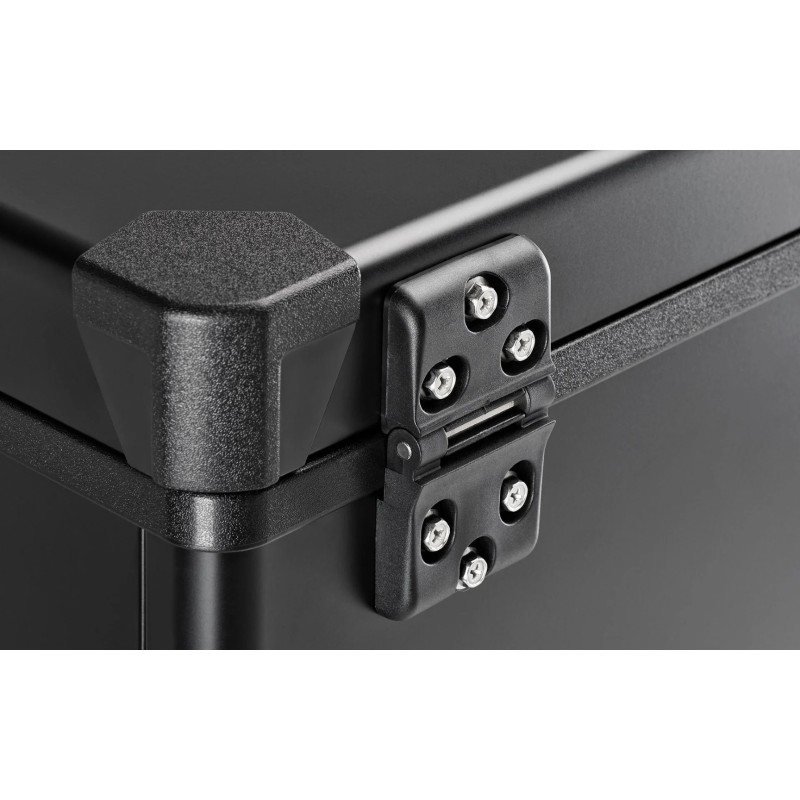 ΨΥΓΕΙΟ TB65DD STEEL BLACK ΜΕΤΑΛΛΙΚΟ ΜΕ 2 ΘΑΛΑΜΟΥΣ 60L (36L+24L) 12/24V 85W 499x810x492mm  INDEL B - 1 TEM.