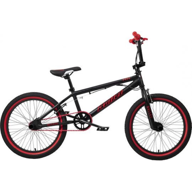 Bullet Bora 20" Μαύρο/Κόκκινο Ποδήλατο BMX χωρίς Ταχύτητες