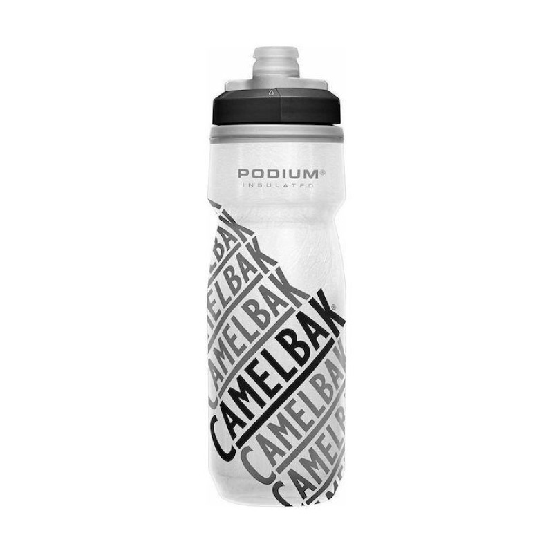 Camelbak Podium Chill Πλαστικό Παγούρι Ποδηλάτου 620ml Λευκό