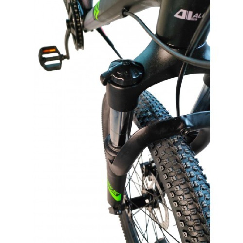 Energy Enigma 24" Disc Alloy Midnight Black 'n' Green Matt με Lock Out