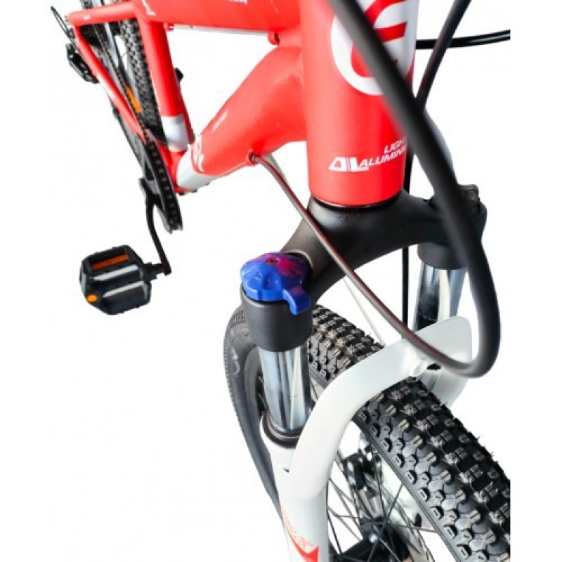 Energy Enigma 24" Disc Alloy Flamered 'n' White Matt με Lock Out