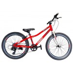 Energy Bike Fun 24" - Red White - 7 speed