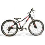 Energy Bike Fun 26" - Matt Black Red - 7 Speed