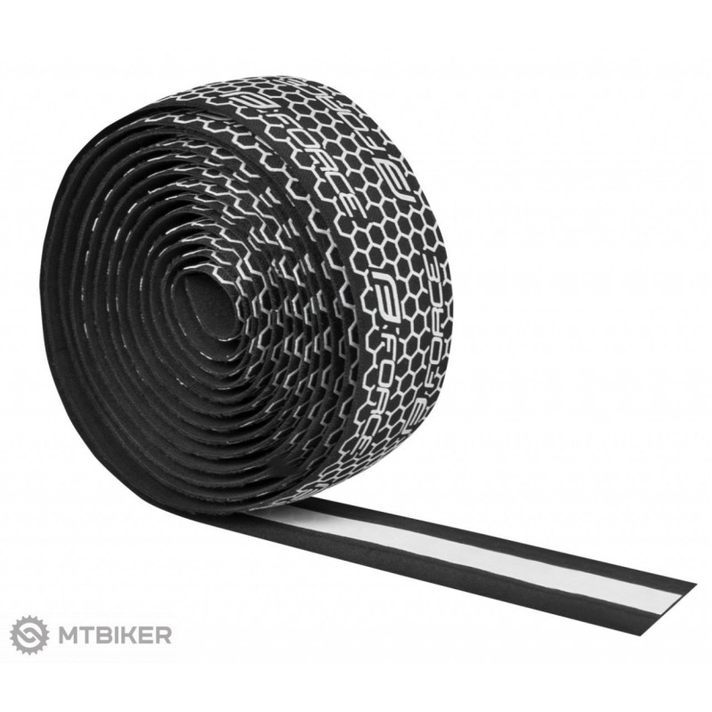 FORCE EVA bar tape with silicone print black/white