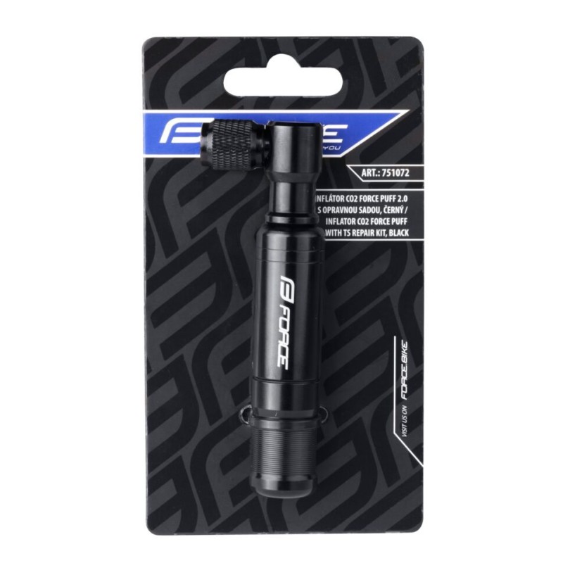 Force CO2 τρόμπα αμπούλας με ενσωματωμένο κιτ επισκευής tubeless PUFF 2.0