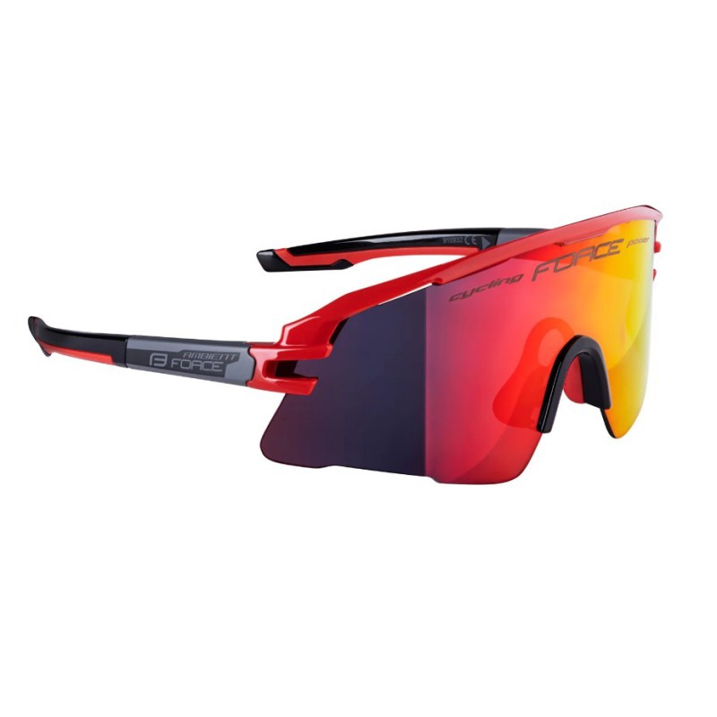 Force Ambient red/gray red mirror lenses
