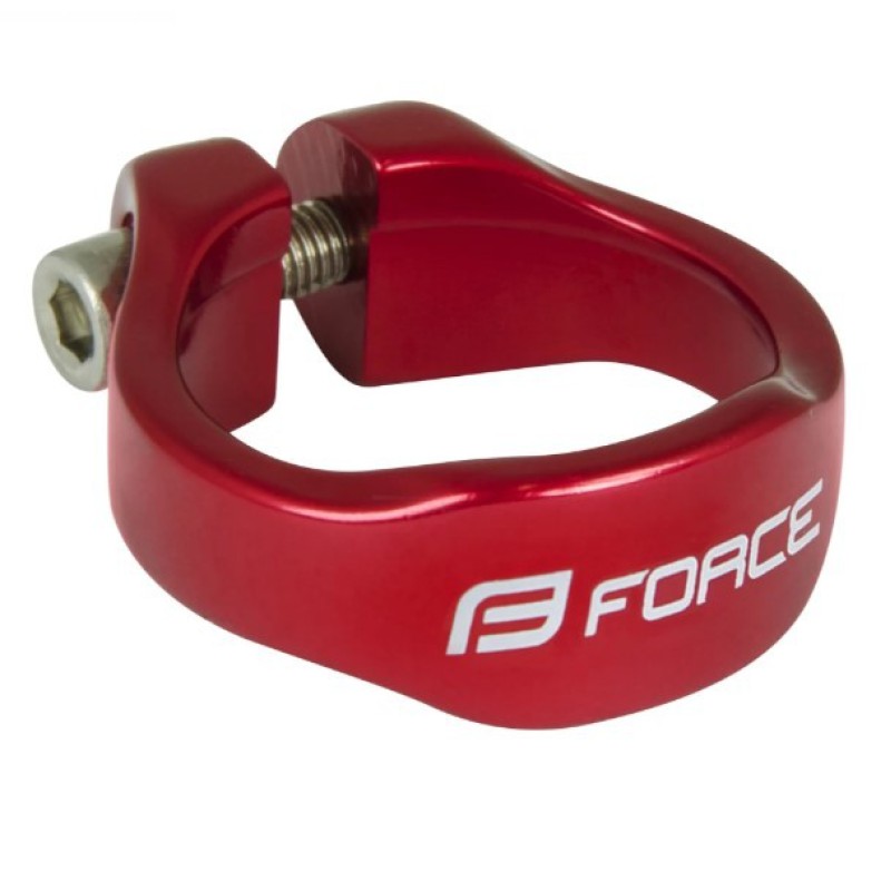 Κολάρο FORCE 34.9mm Al με βίδα, κόκκινο