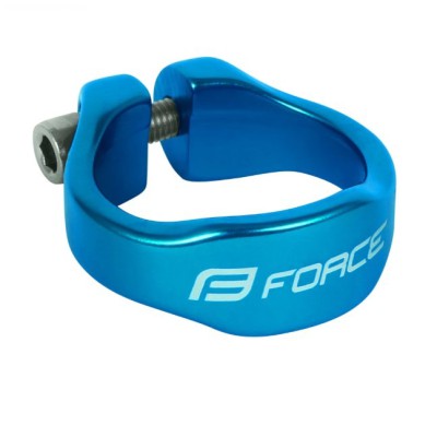 Κολάρο FORCE 34.9mm Al με βίδα, μπλε