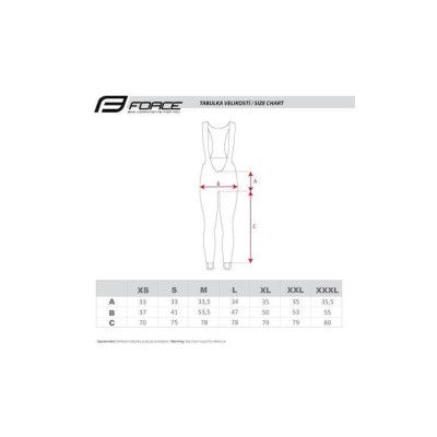 Force Ζ70 Gel Pad Ανδρικό Κολάν Ποδηλασίας με Τιράντες Μαύρο Medium