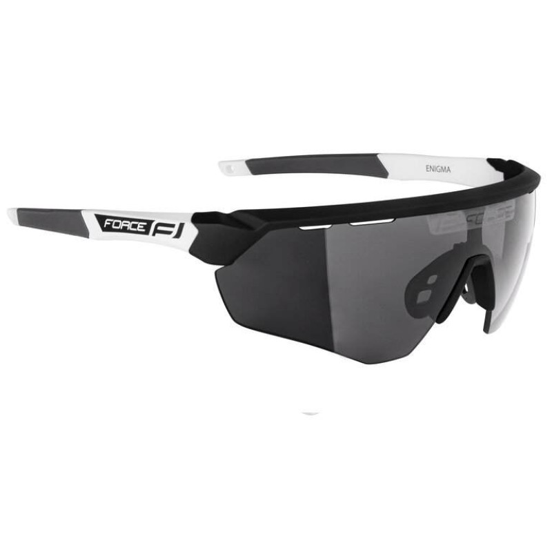 FORCE ENIGMA black/white matt. black lens