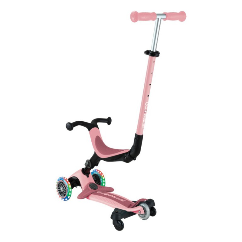 Globber Scooter Foldable Go.Up Active Lights 360 Pastel Pink
