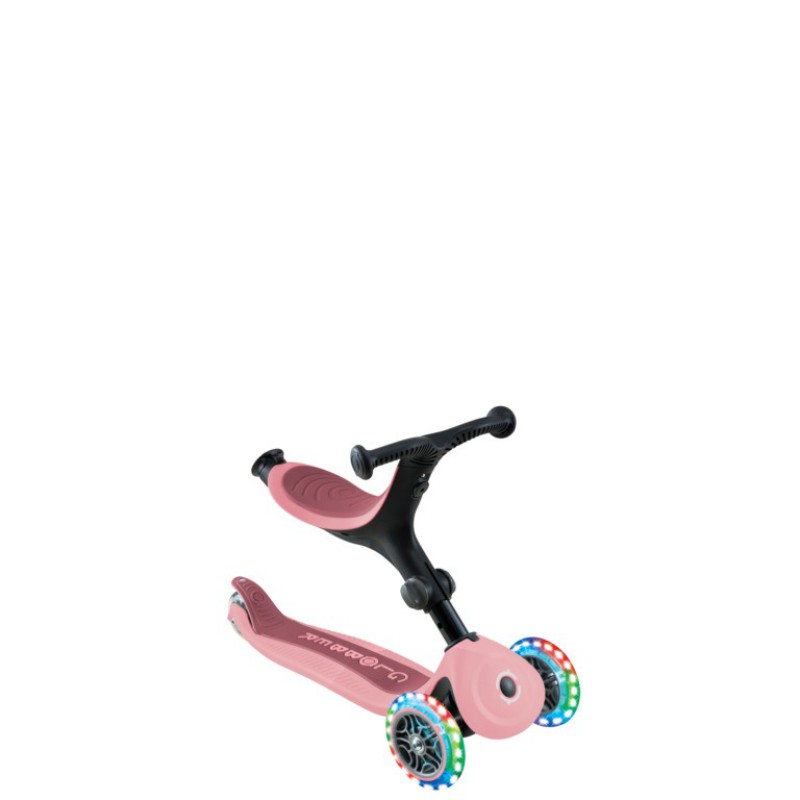 Globber Scooter Foldable Go.Up Active Lights 360 Pastel Pink