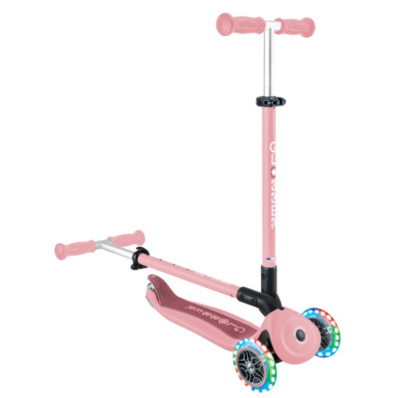 Globber Scooter Foldable Go.Up Active Lights 360 Pastel Pink