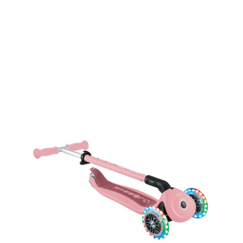 Globber Scooter Foldable Go.Up Active Lights 360 Pastel Pink