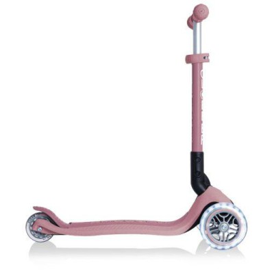 Globber Scooter Junior Foldable Lights Eco Berry