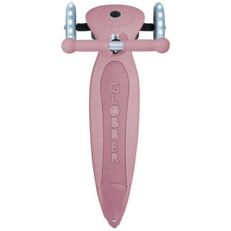 Globber Scooter Junior Foldable Lights Eco Berry