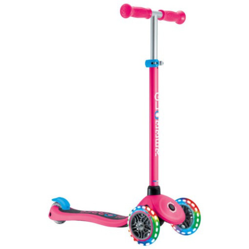Globber Scooter Primo Lights V2 Fuchsia