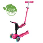 Globber Scooter Go.Up Sporty Lights Fuchsia 