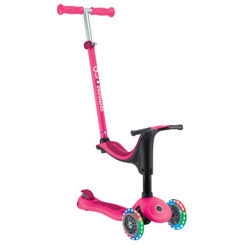 Globber Scooter Go.Up Sporty Lights Fuchsia