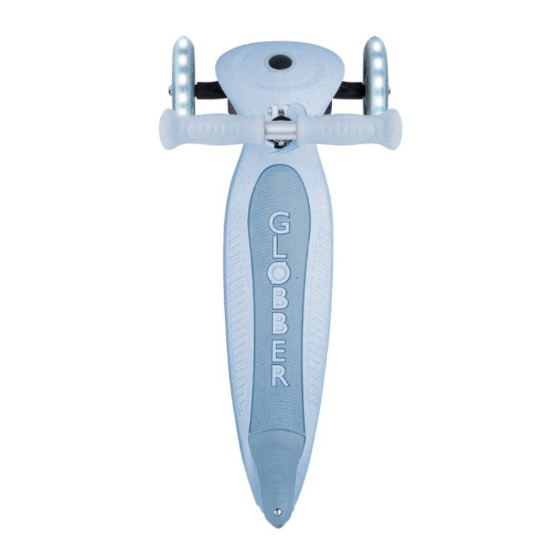 Globber Scooter Junior Foldable Lights Eco Blueberry