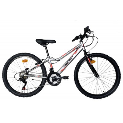 Energy Thunder 24" Grey Glossy Black - 21 Speed