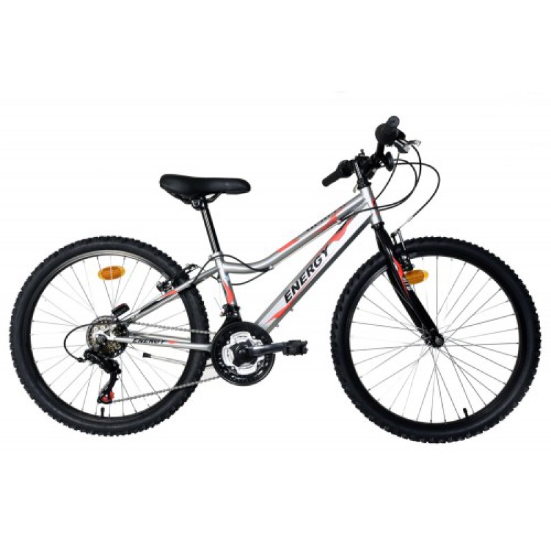 Energy Thunder 24" Grey Glossy Black - 21 Speed