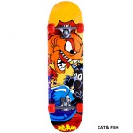 ΑΘΛΟΠΑΙΔΙΑ πλήρης τροχοσανίδα στενή απλή (cat and fish)