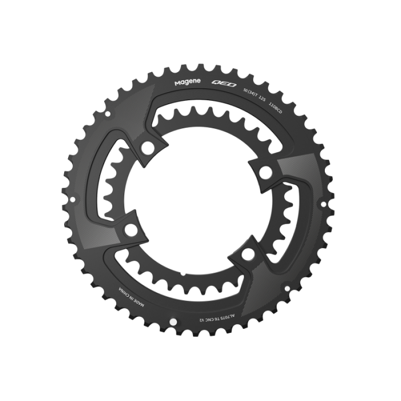 MAGENE QED Lightweight Split Chainring (52-36T)