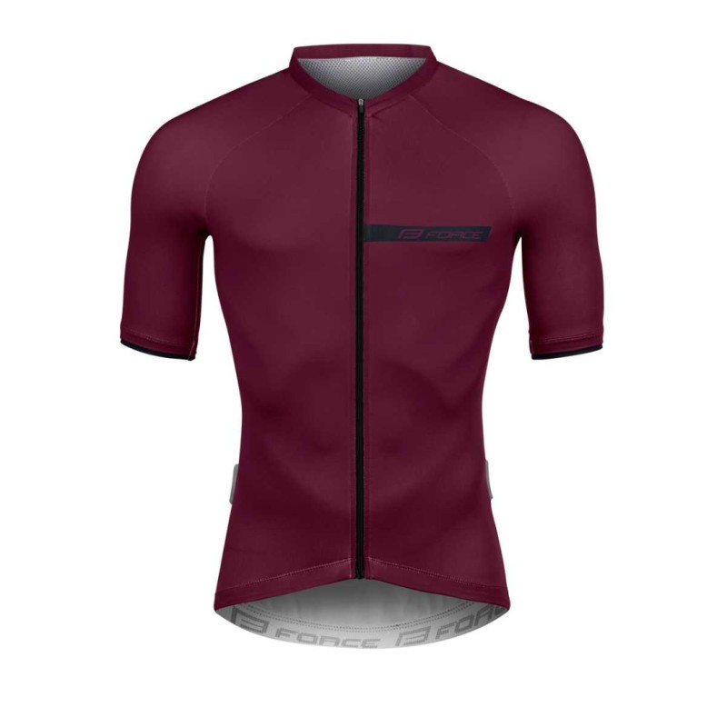 Force Ποδηλατική Μπλούζα Charm Μπορντώ Medium