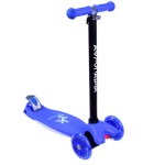 ΑΘΛΟΠΑΙΔΙΑ 3τροχο Πατίνι (Scooter) Με Φωτιζόμενη Βάση Και Ροδάκια  Μπλε 