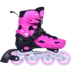 ΑΘΛΟΠΑΙΔΙΑ Αυξομειούμενα Πατίνια - Ροζ  Χρώμα (Ροζ), Μέγεθος (31-34)