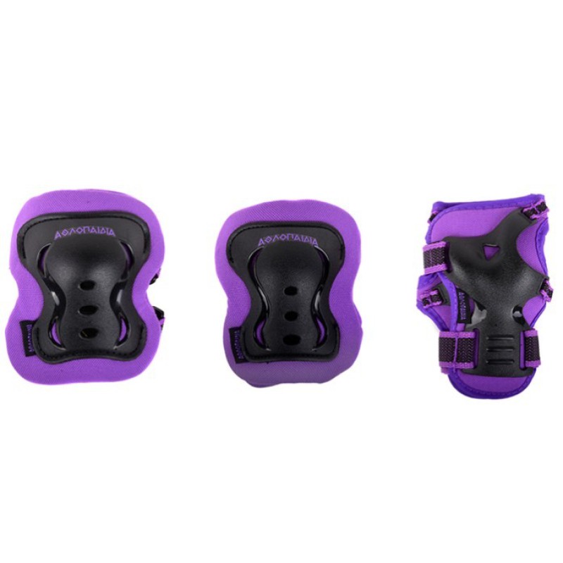 ΑΘΛΟΠΑΙΔΙΑ Παιδικά Προστατευτικά - Μωβ  Χρώμα (Μωβ), Μέγεθος (Medium)