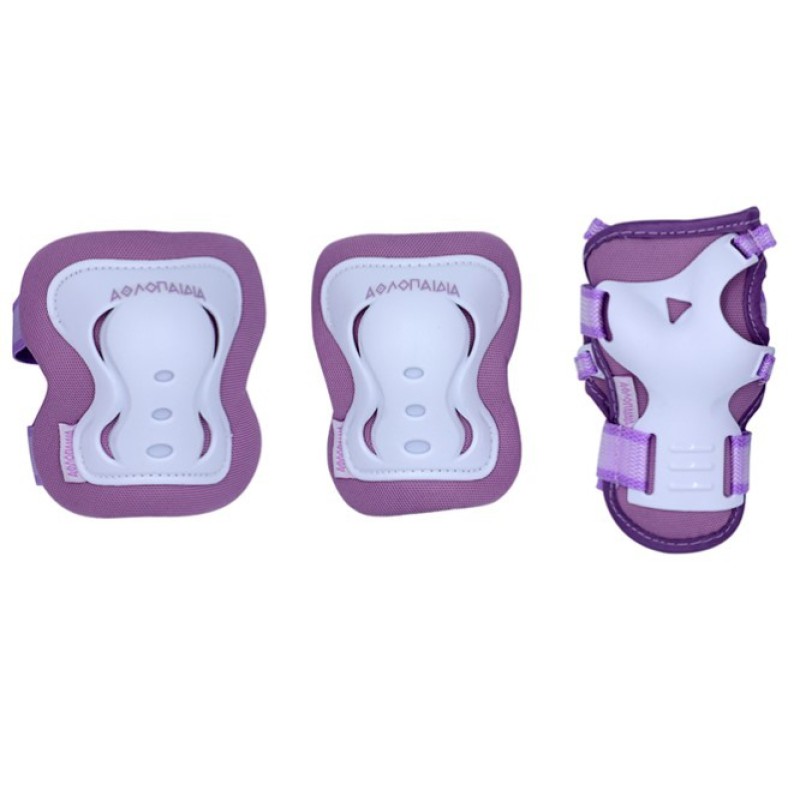 ΑΘΛΟΠΑΙΔΙΑ Παιδικά Προστατευτικά - Παστέλ Λιλά  Χρώμα (Παστελ Λιλά), Μέγεθος (Small)
