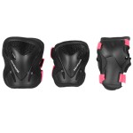 ΑΘΛΟΠΑΙΔΙΑ Προστατευτικά Ενηλίκων - Μαύρο/Φούξια  Χρώμα (Μαύρο-Φούξια), Μέγεθος (Large)